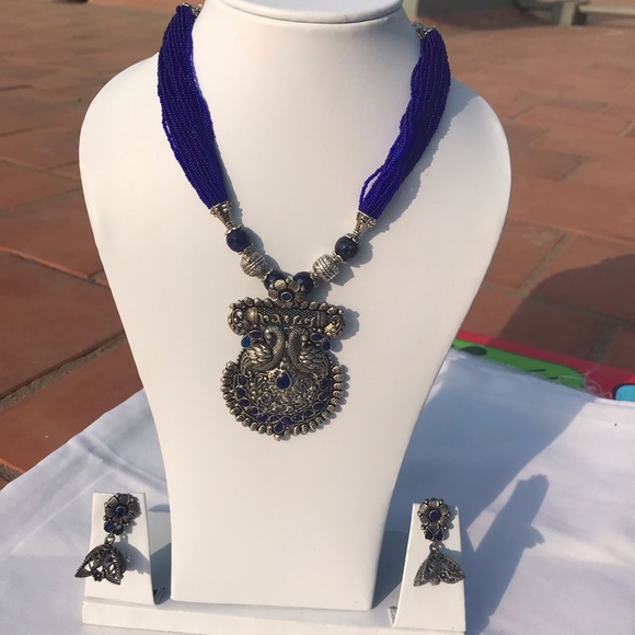 Traditional Ethnic Blue Set / CODE : WN - 30 - Picture 2 of 7